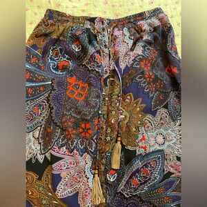 Anthropologie long patterned skirt
